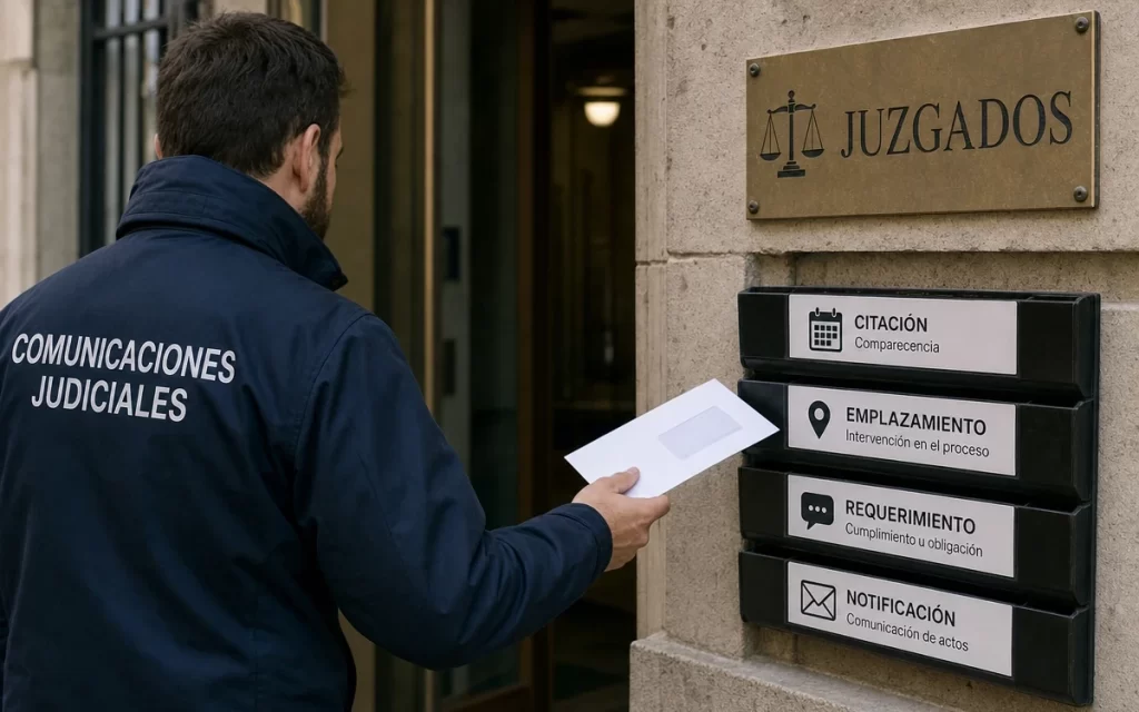 Citación, emplazamiento y requerimiento: diferencias en las comunicaciones judiciales