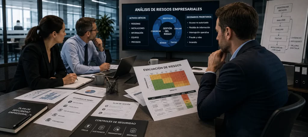 Cómo hacer una evaluación de riesgos de seguridad en una empresa