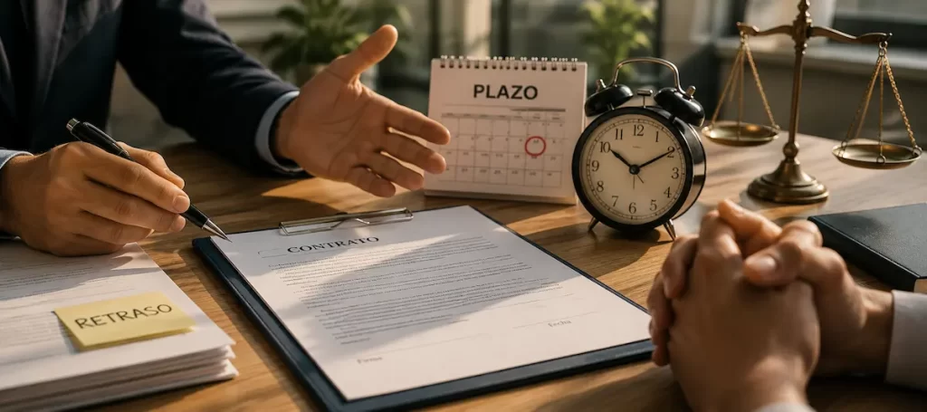 La otra parte se retrasa en cumplir: cuándo conceder un plazo adicional y cuándo valorar la resolución del contrato