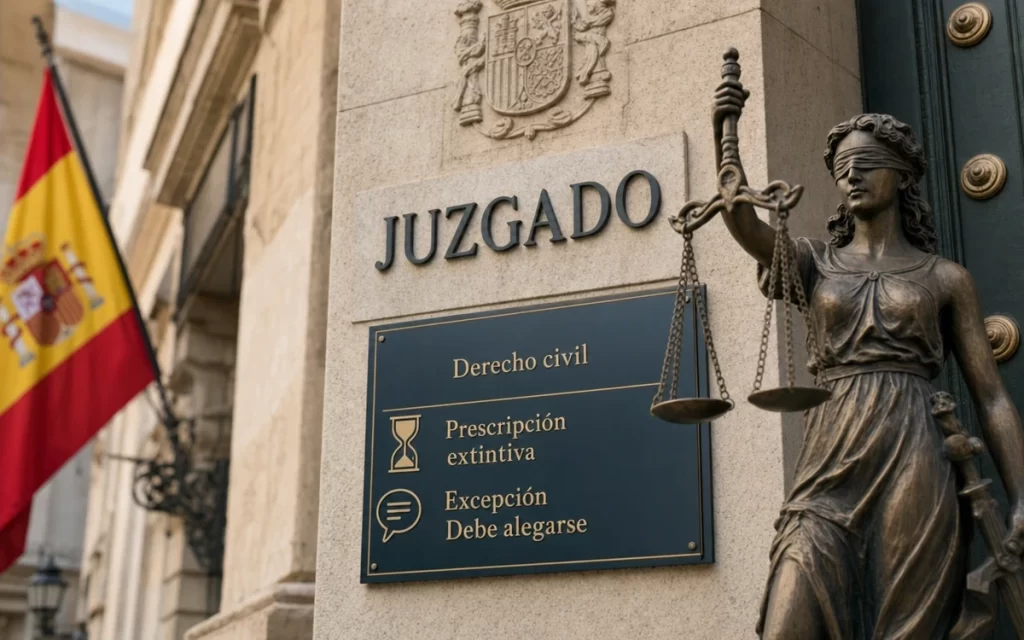 ¿El juez aplica la prescripción de oficio o hay que alegarla en España?