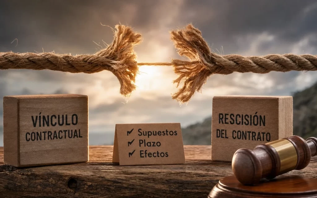Cuándo puede rescindirse un contrato en España